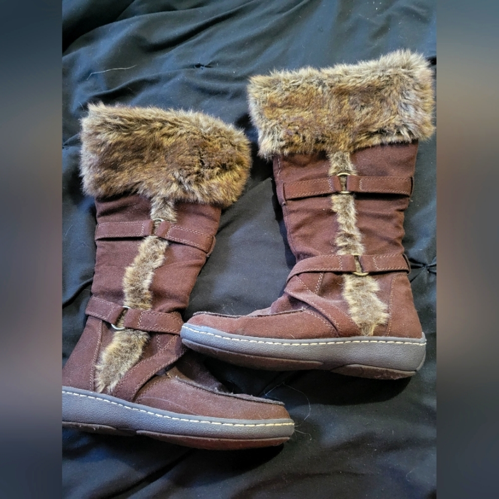 Fur boots